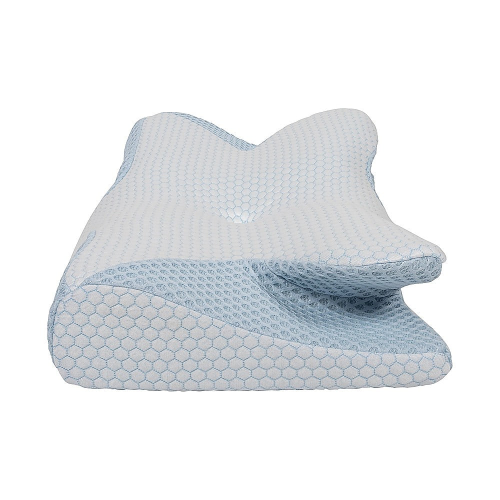 Soft Cervical Memory Foam Ergonomic Pillow — Neck Pain Relief, Spine Alignment — Allure Home Collections
