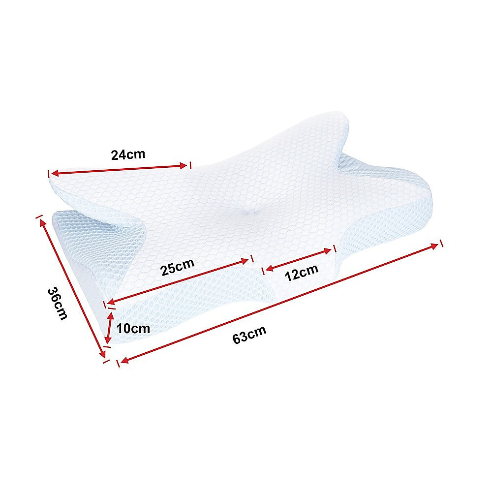 Orthopedic Cervical Ergonomic Memory Foam Neck Support Pillow — Allure Home Collections