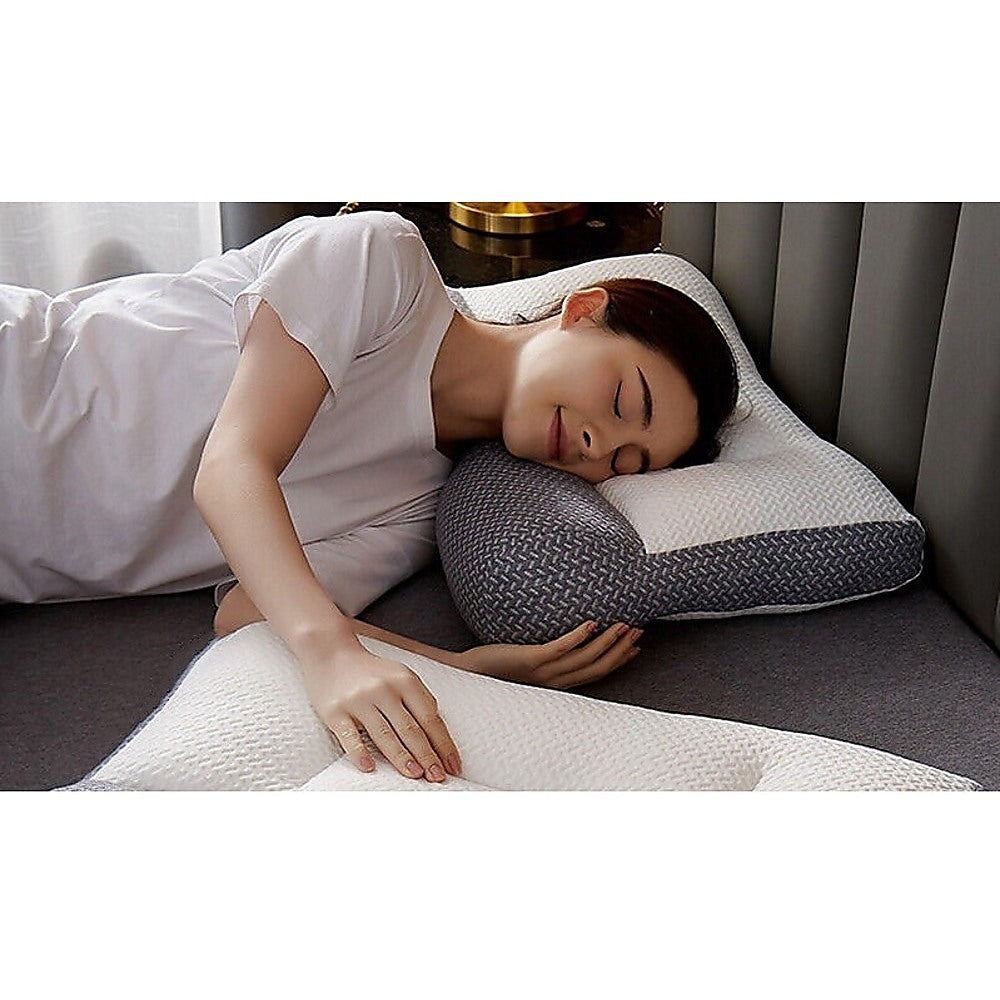 Cervical Ergonomic Memory Foam Contour Pillow — Neck Pain Relief, Washable — Allure Home Collections