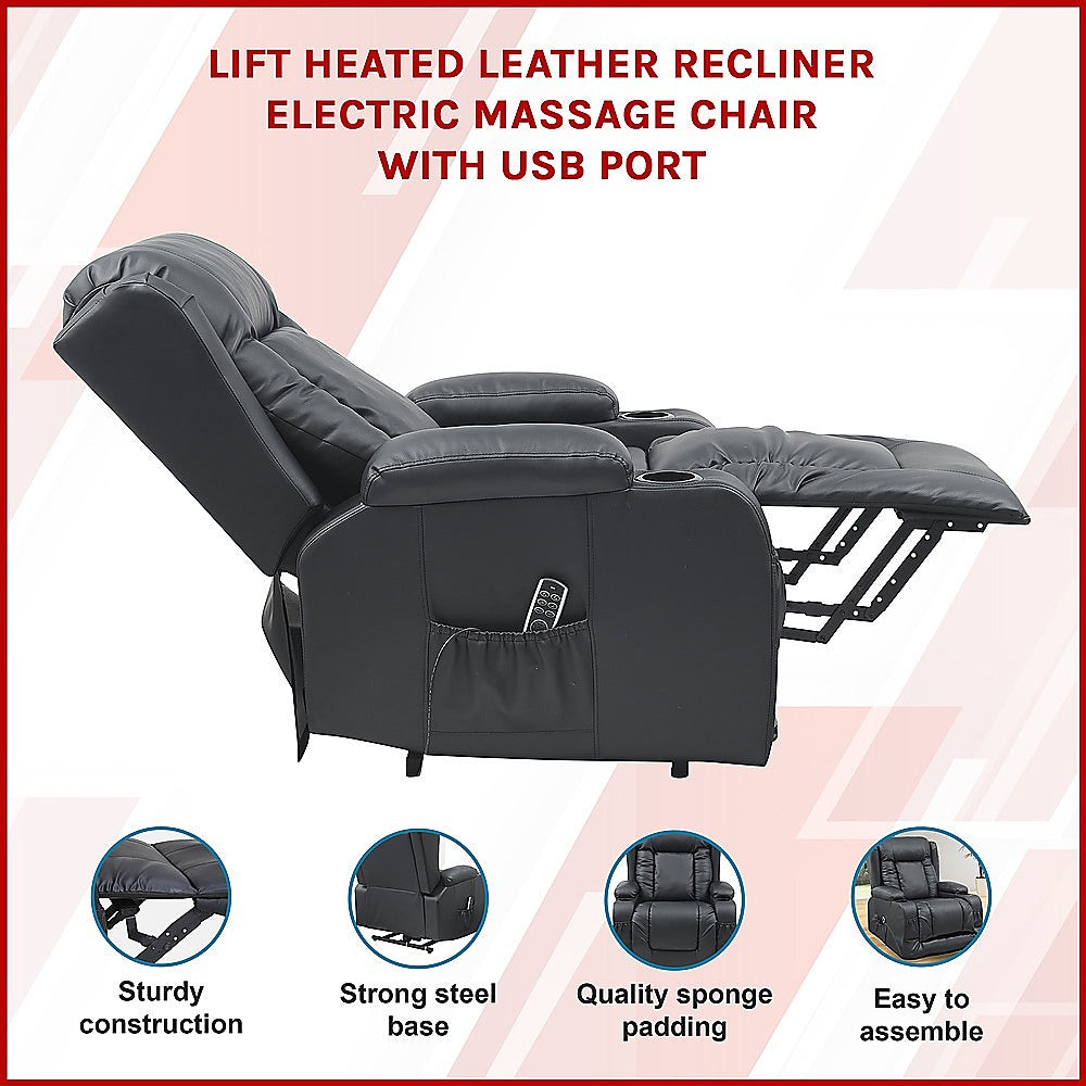 Daylesford Lift Massage Chair, Black