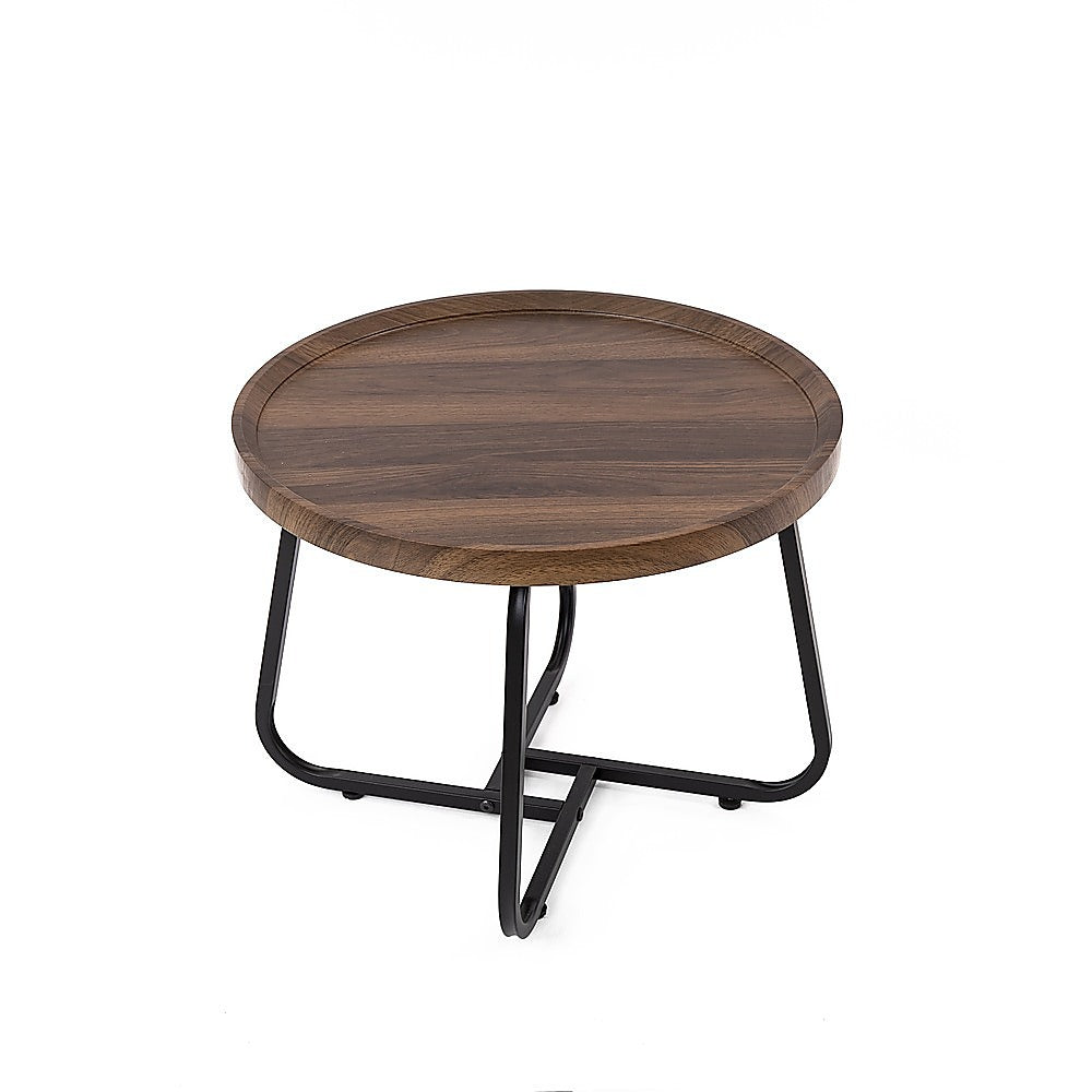 Elegant Round Coffee Table — Multifunctional with Smooth Waterproof Top — Allure Home Collections