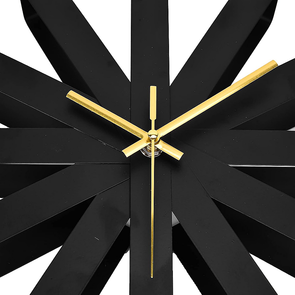 Modern Ribbon Wall Clock — 30cm Stainless Steel — Allure Home Collections