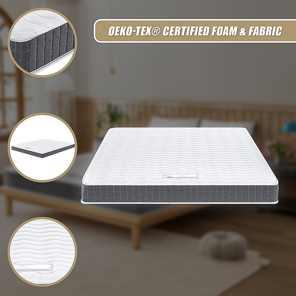 Medium firm innerspring mattress, 15cm queen