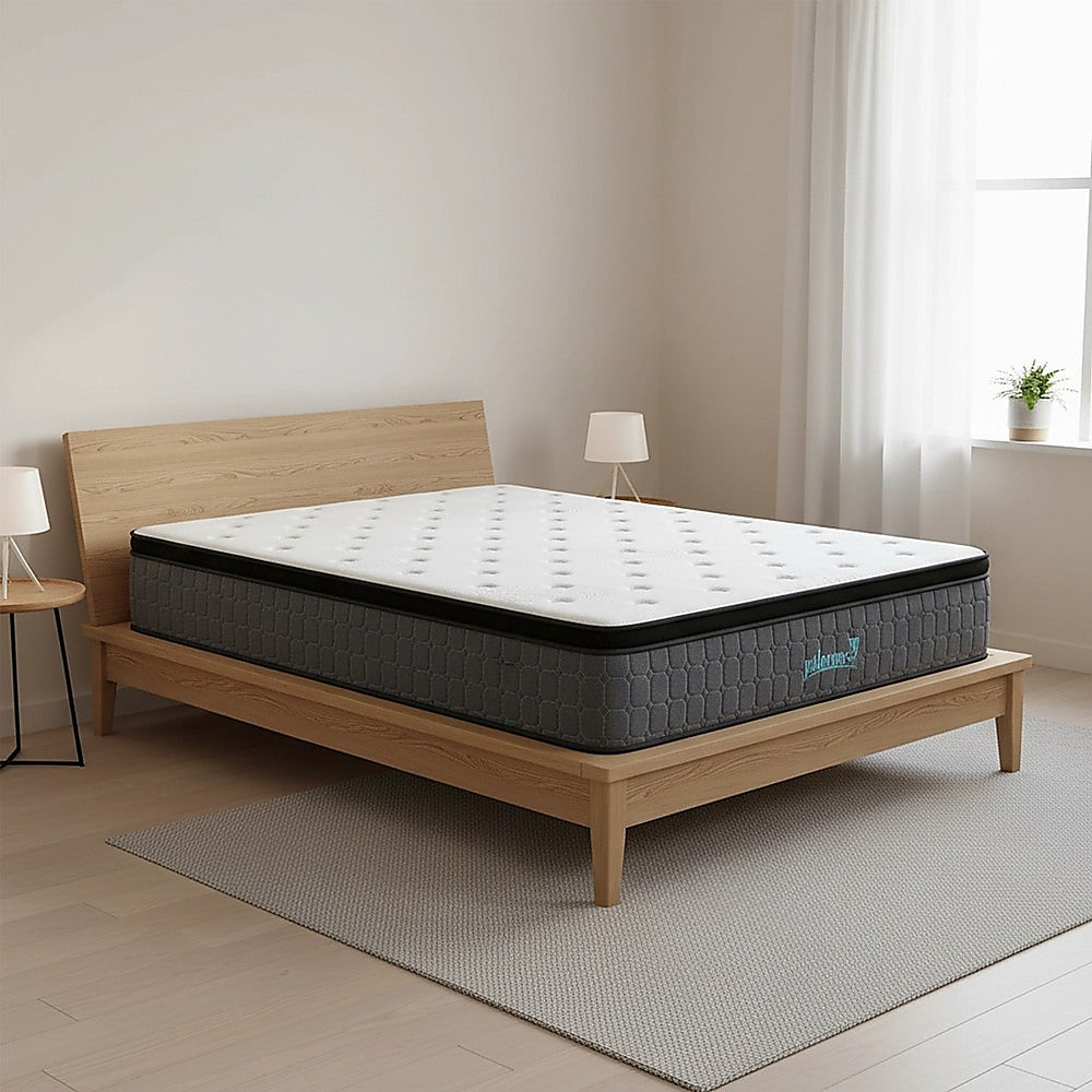Euro top pocket spring mattress, 33cm king single