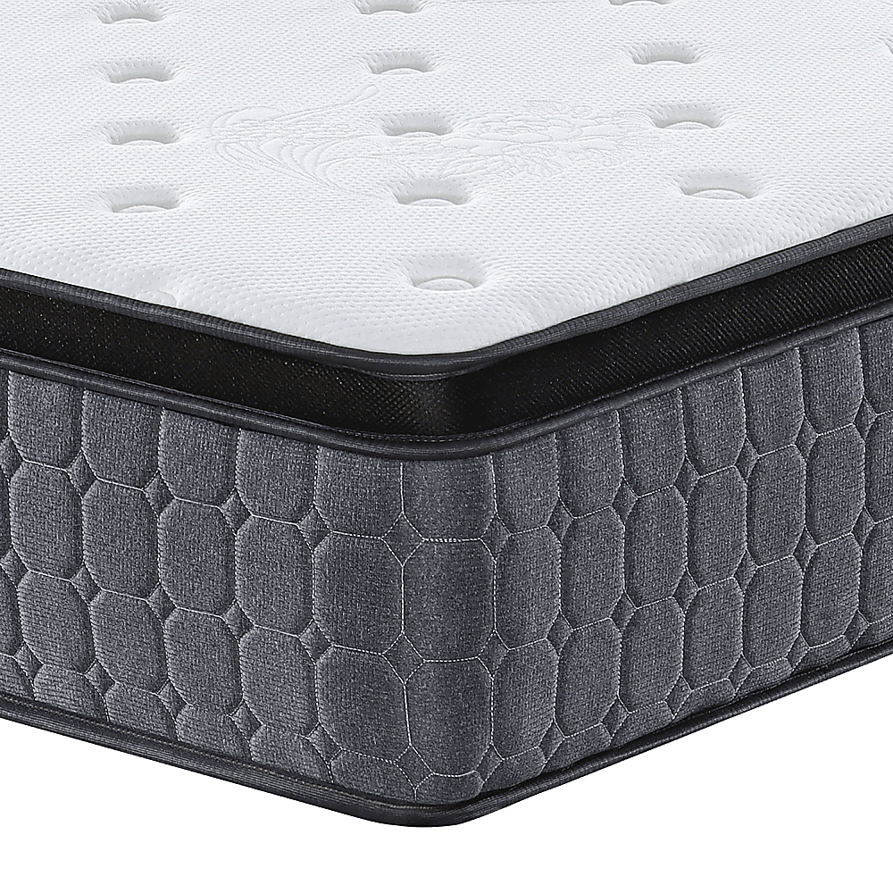 Euro top pocket spring mattress with CertiPUR-US foam, 33cm King