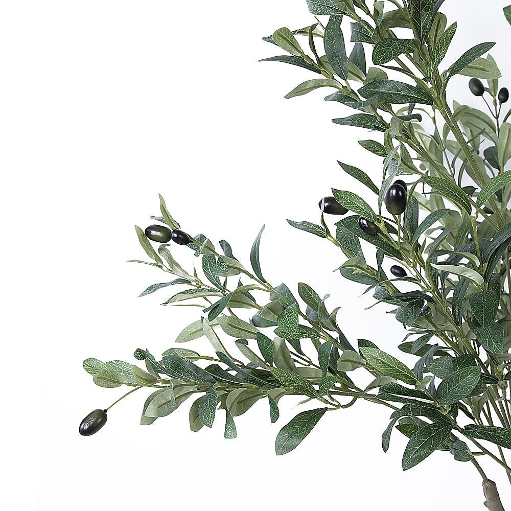 Artificial olive tree base and pot detail — Allure Home Collections
