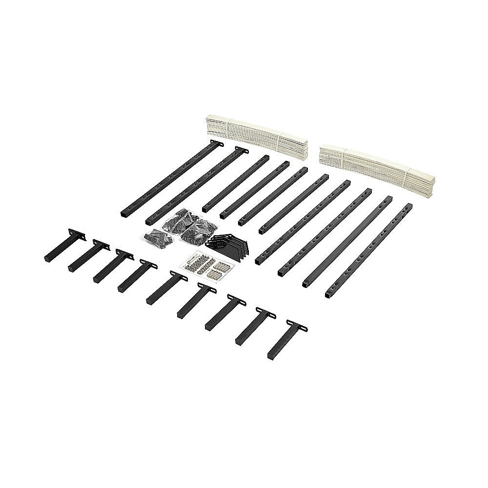 Allure queen metal bed frame showing 500kg weight capacity — Allure Home Collections