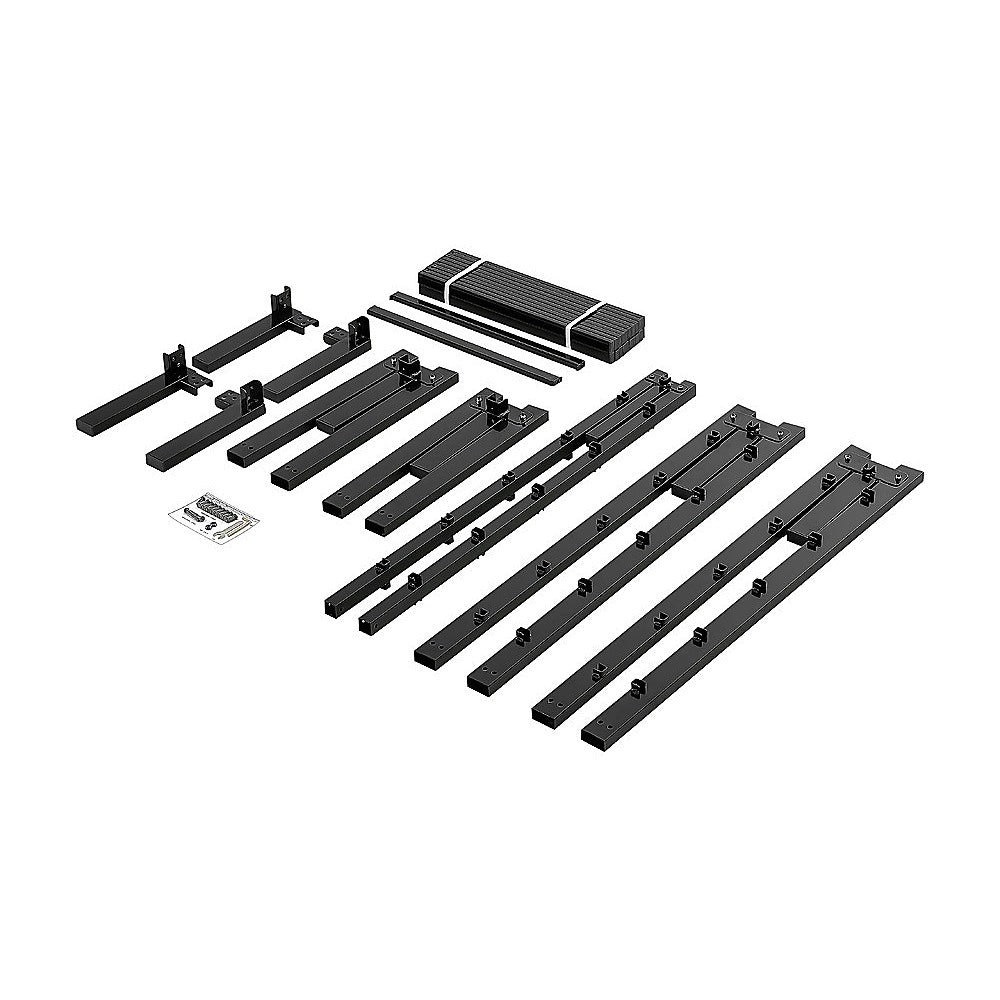 King single full metal bed frame assembly components — Allure Home Collections