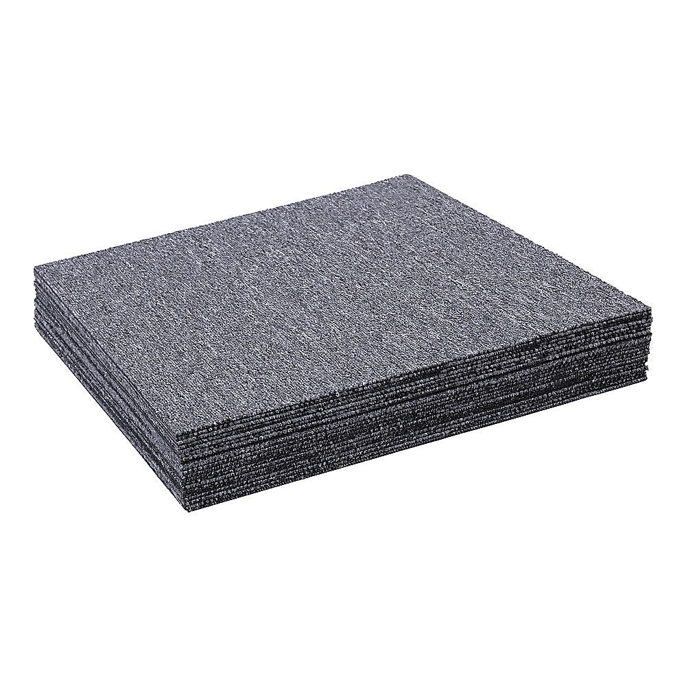 Zahara Carpet Tiles, 50 x 50cm, Light Grey, 20pcs