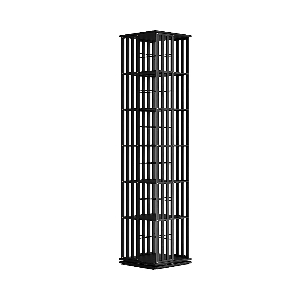 Glenelg 6 Tier Rotating Bookshelf, Black