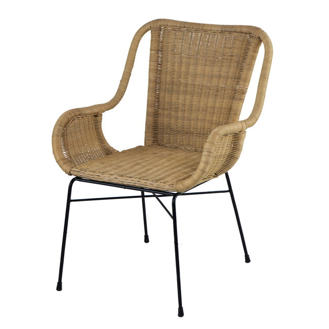 Currarong Rattan Dining Chair, Natural