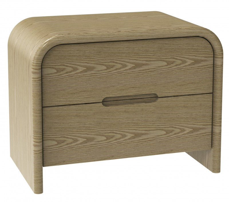Kyogle Timber Bedside Table, Oak