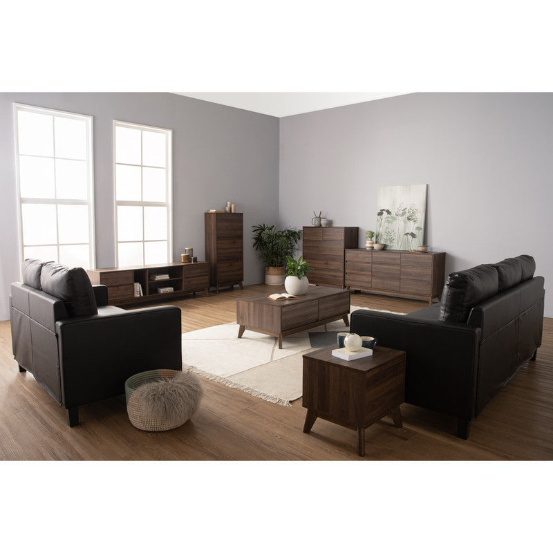 Hirado Solid Wood Coffee Table — Low Profile Modern Centrepiece — Allure Home Collections