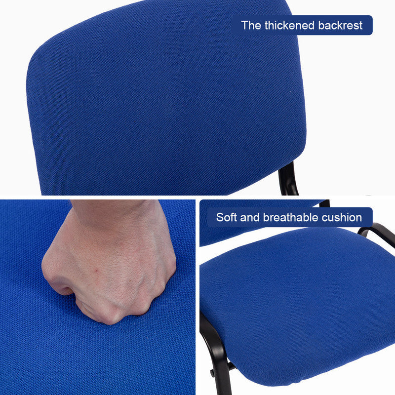 Waroona Stackable Visitor Chair, Blue 7pcs