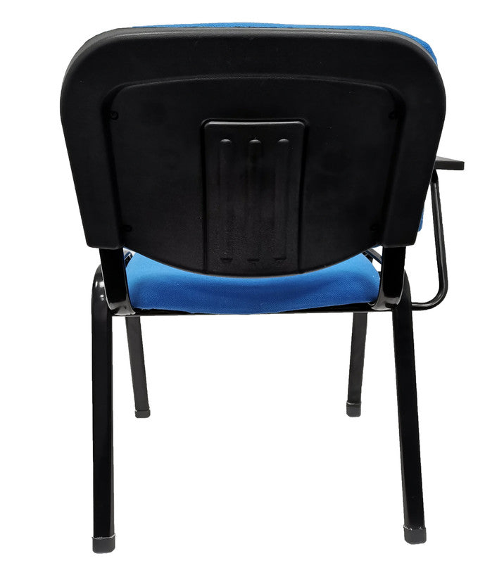 Waroona blue lecture chair with writing tablet for classrooms