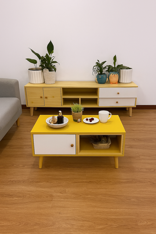 Mowbray 150cm TV Stand and Coffee Table Set, Wenge