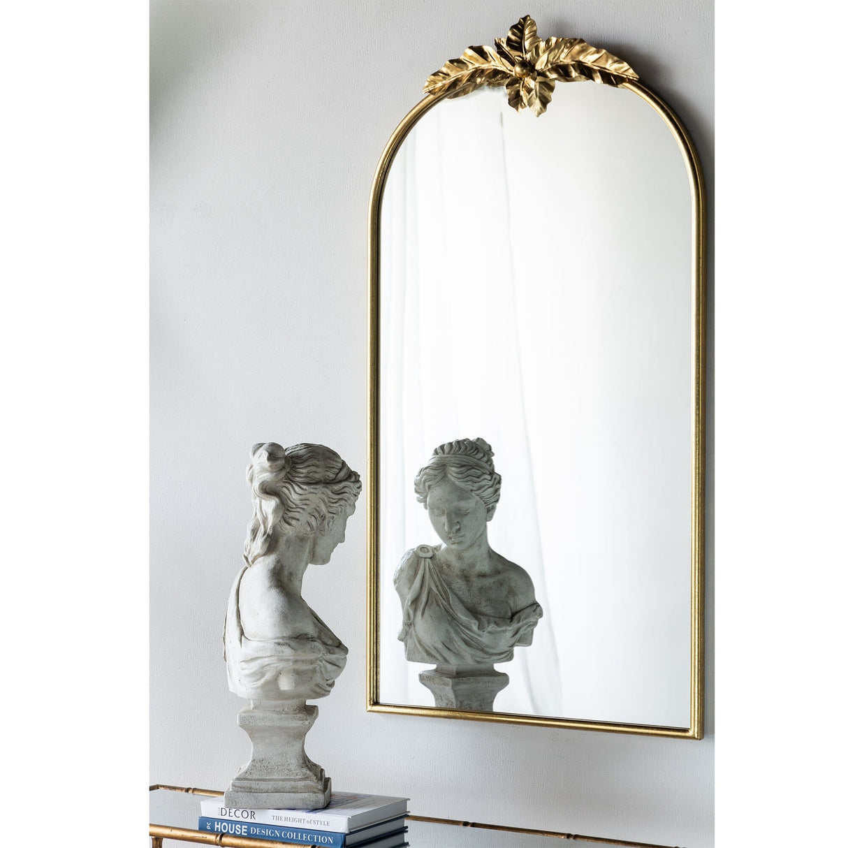 MARION TALL GOLD WALL MIRROR