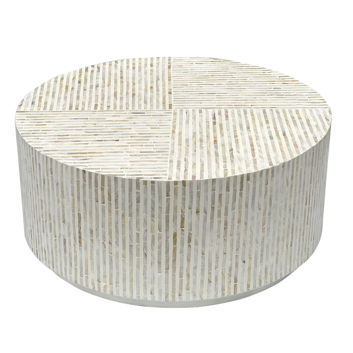 Diamond Creek Coffee Table, Mother of Pearl