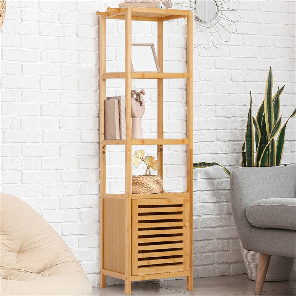 Fitzroy Bamboo Storage Cupboard, Natural