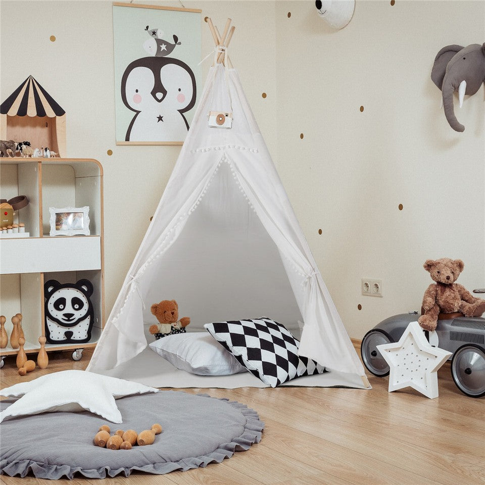 Pucon Kids Teepee Tent, White