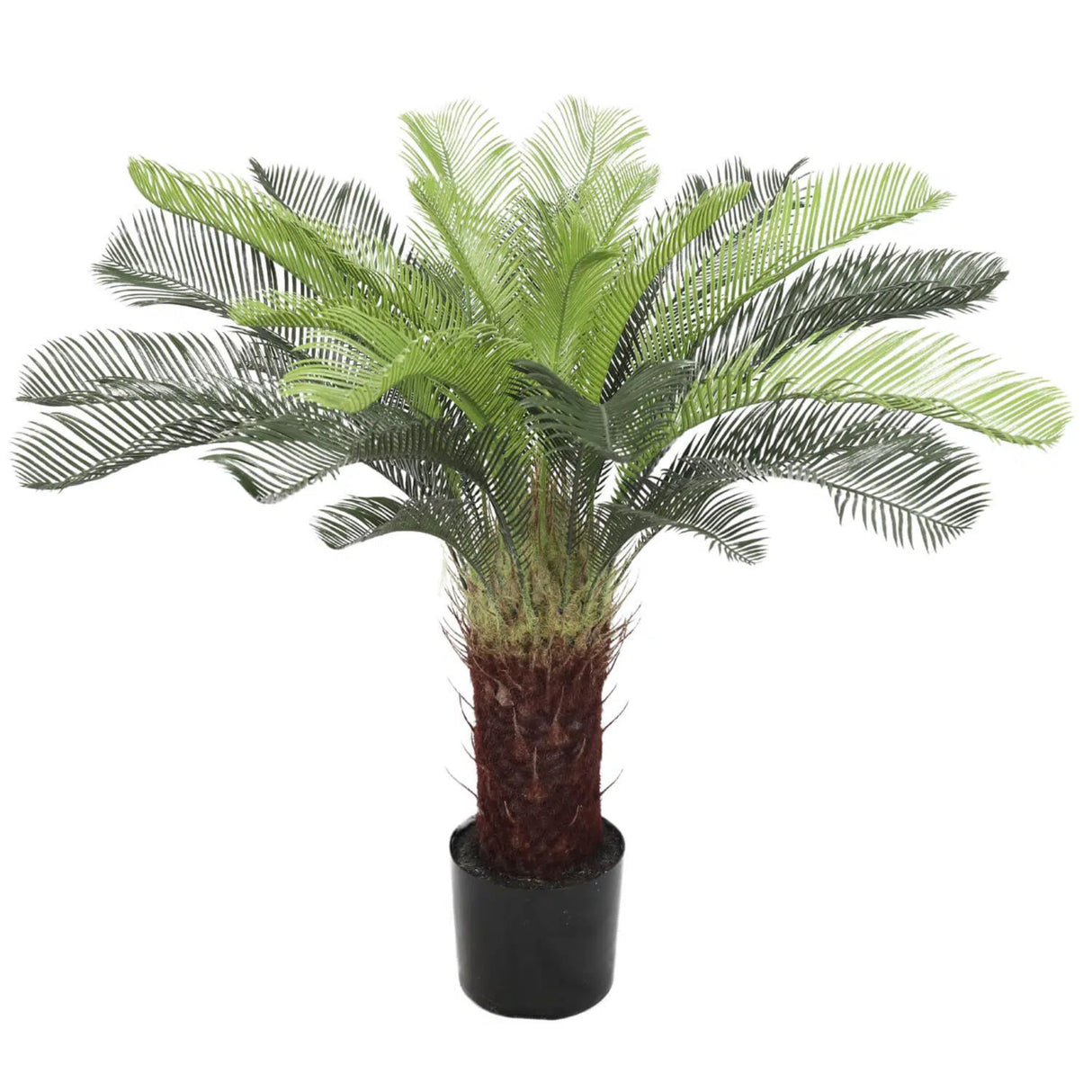 Artificial cycas cycad palm tree 105cm UV resistant with lifelike fronds — Allure Home Collections