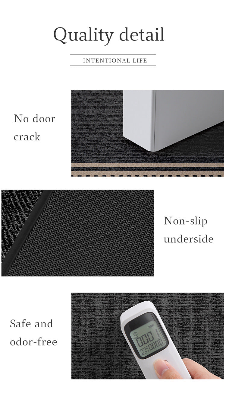 Brown geometric outdoor entrance mat style 1 - view 5