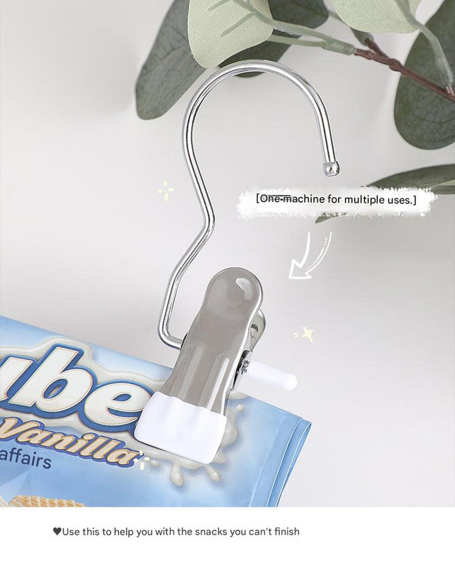 Premium Black Stainless Steel Hanging Clips Set
