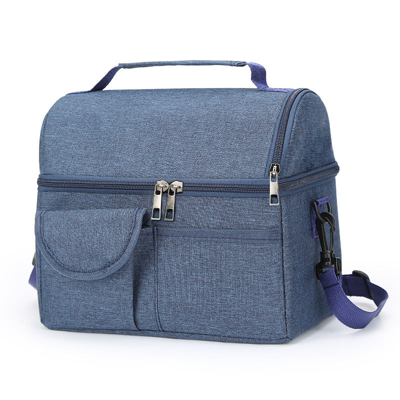 2 Pcs Premium Double Layer Insulated Lunch Bag - 8.4L Thermal