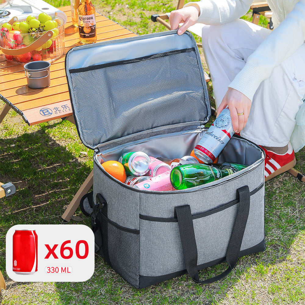 Aragunnu Insulated Cooler Bag, Soft Sided Thermal Tote, 35L