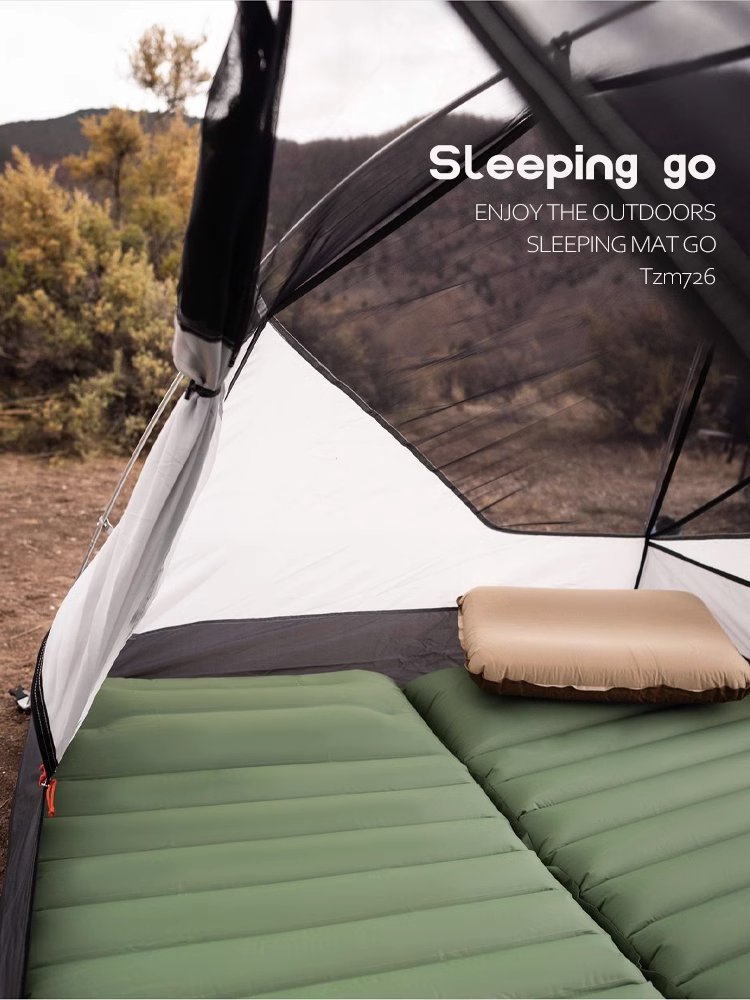 Hector Ultralight Camping Mat, TPU Inflatable, Orange