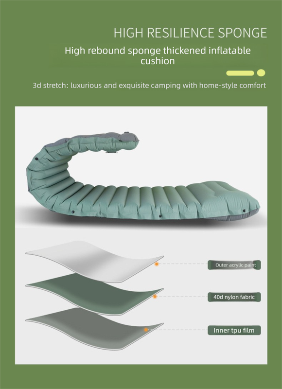 Healy Air Mattress Double, Outdoor Camping, Desert and Grey