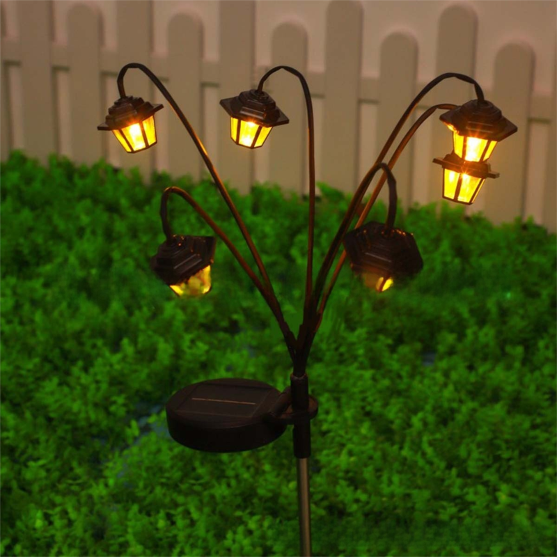 Corigliano Solar Ground Plug Light, Hexagonal, 6 LED