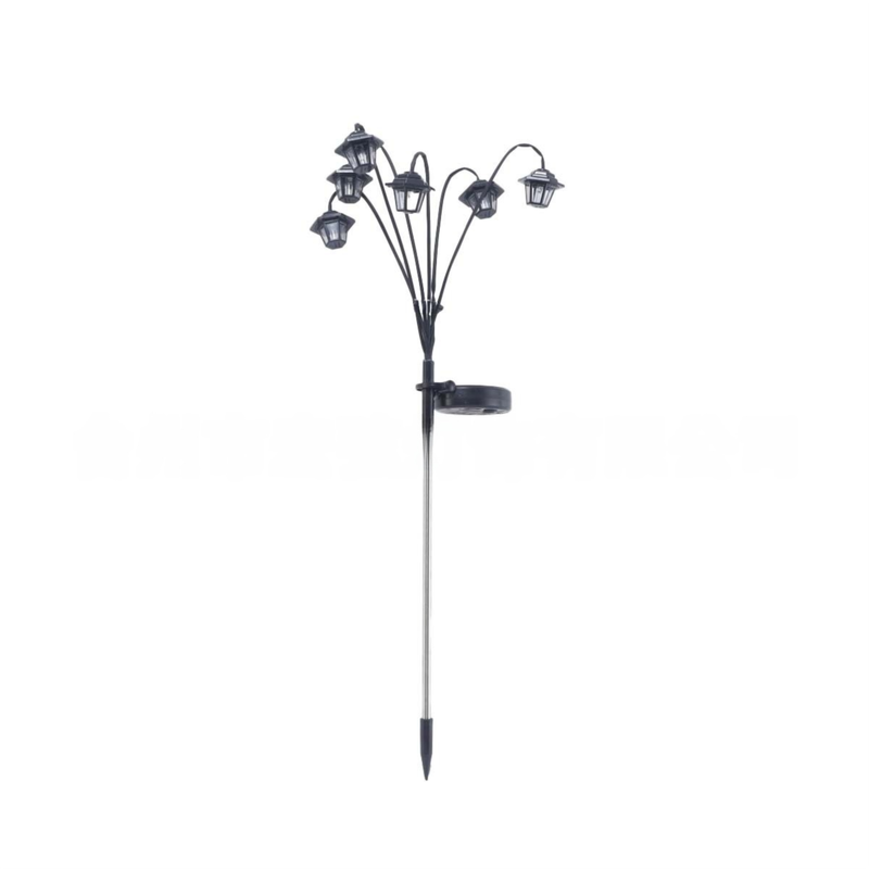Corigliano Solar Ground Plug Light, Hexagonal, 6 LED