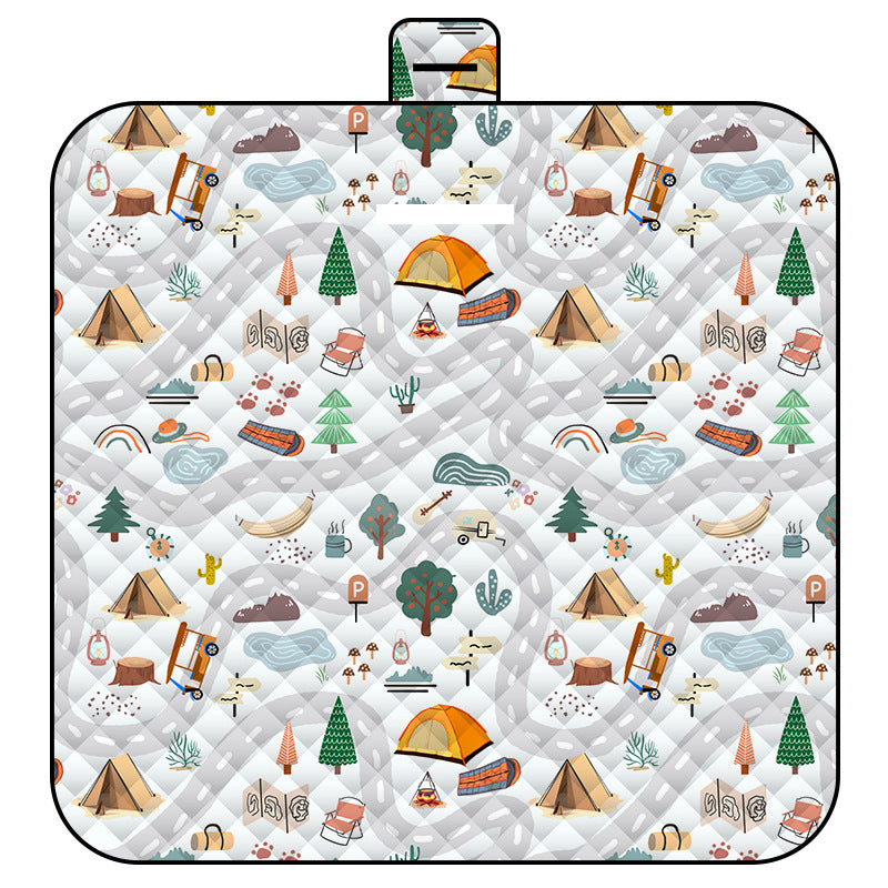 Waterproof Foldable Picnic Mat, Maze Adventure Design 150x200cm