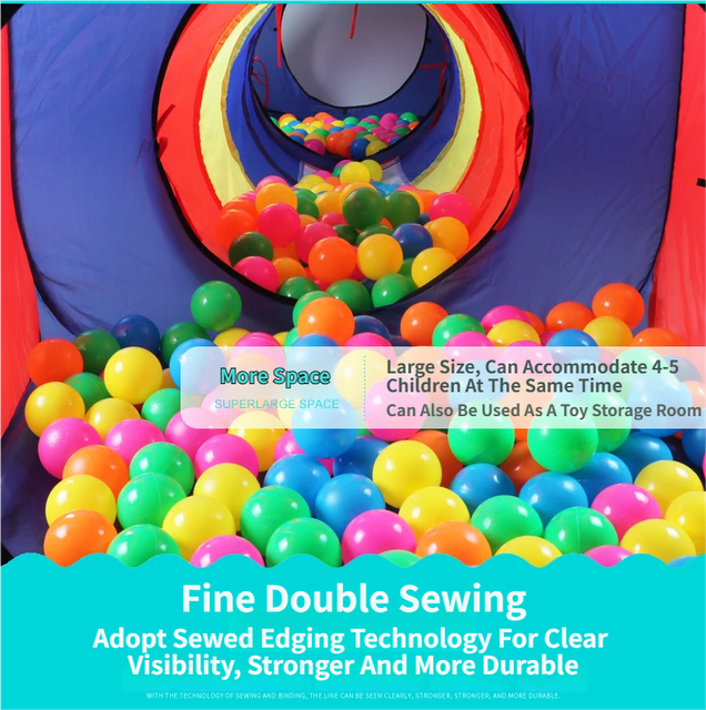 Pop up play set folded flat into carry bag
