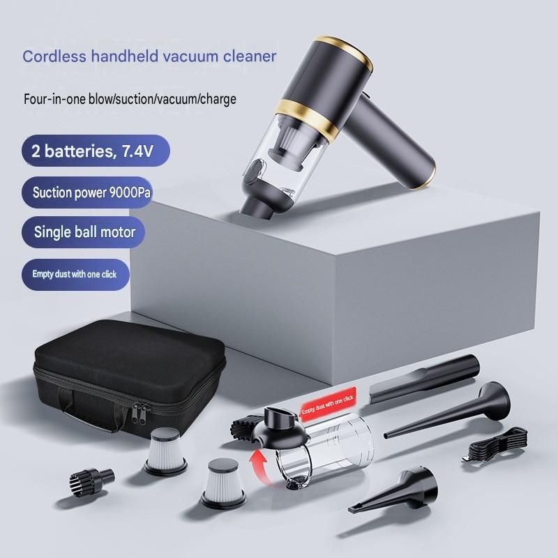 Munich Cordless Handheld Vacuum and Storage Bag Set, 4 in 1, 9000Pa, 7pcs