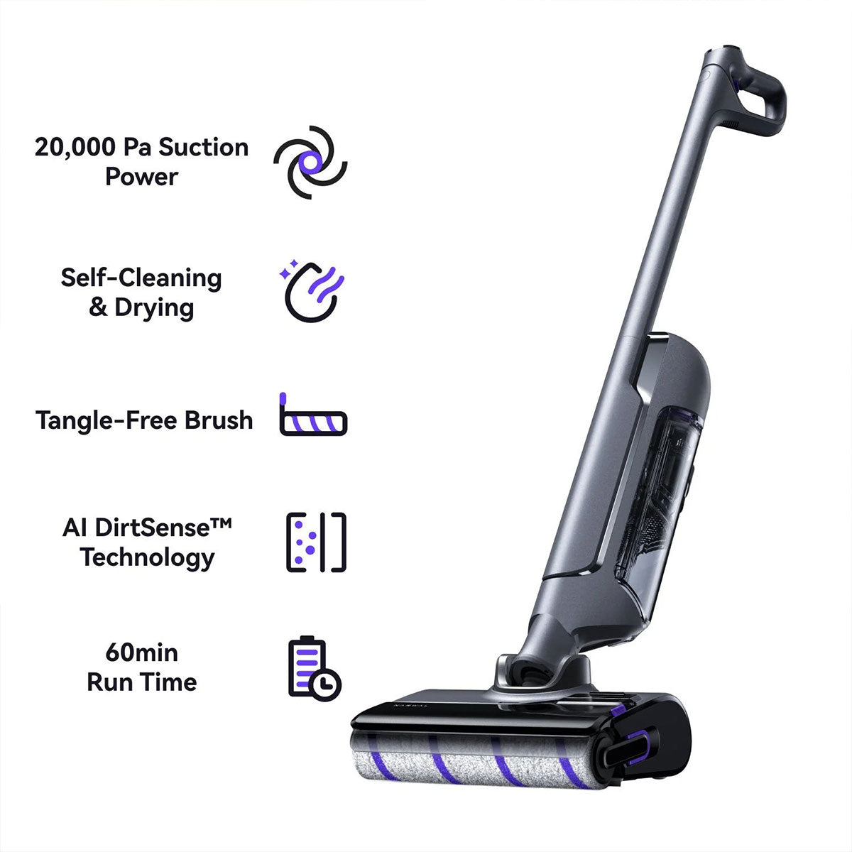 Regensburg Wet and Dry Vacuum Mop, Cordless, 20000Pa