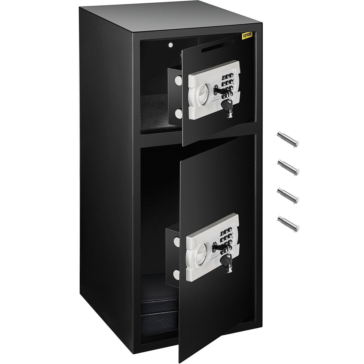Ojen double door security safe with a digital keypad