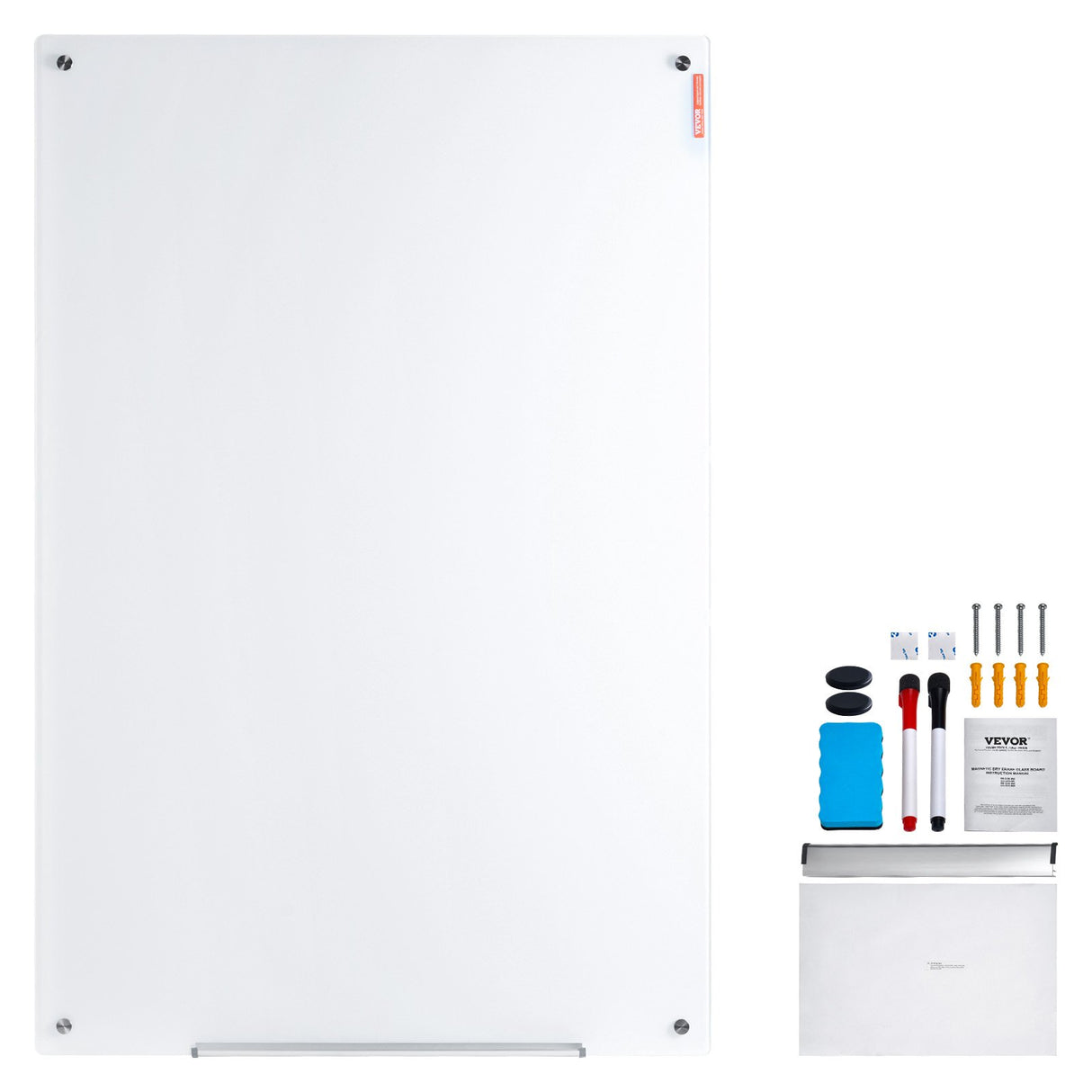 Wall mounting steps using the supplied positioning paper and stainless steel screws