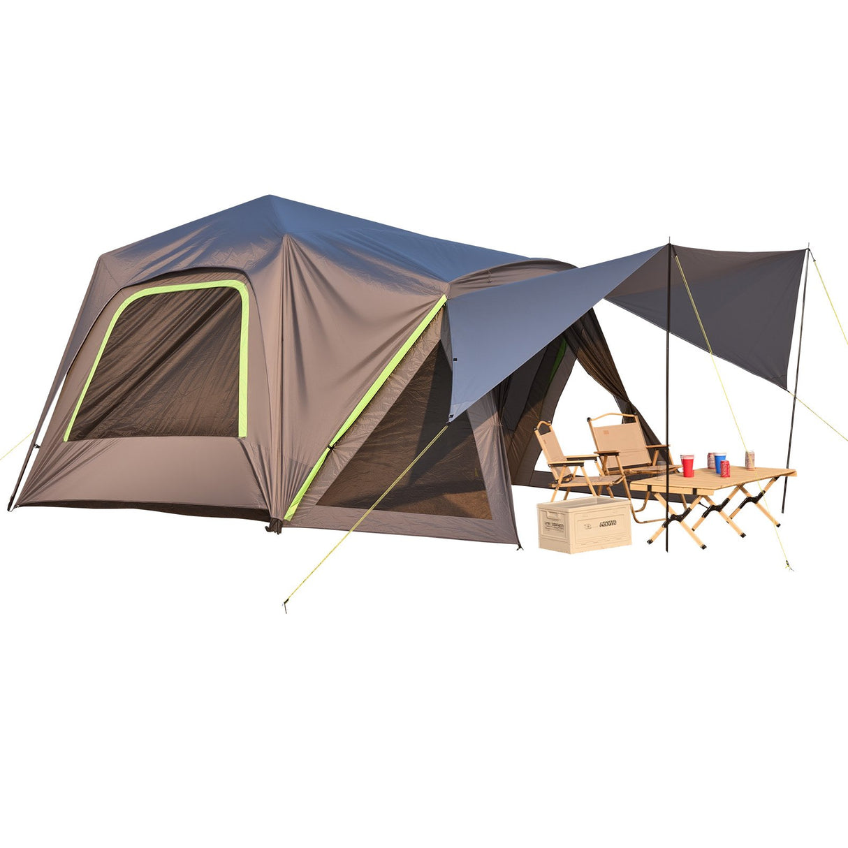 Baena SUV Camping Tent, 3 x 3m, 5 to 8 Person, Waterproof