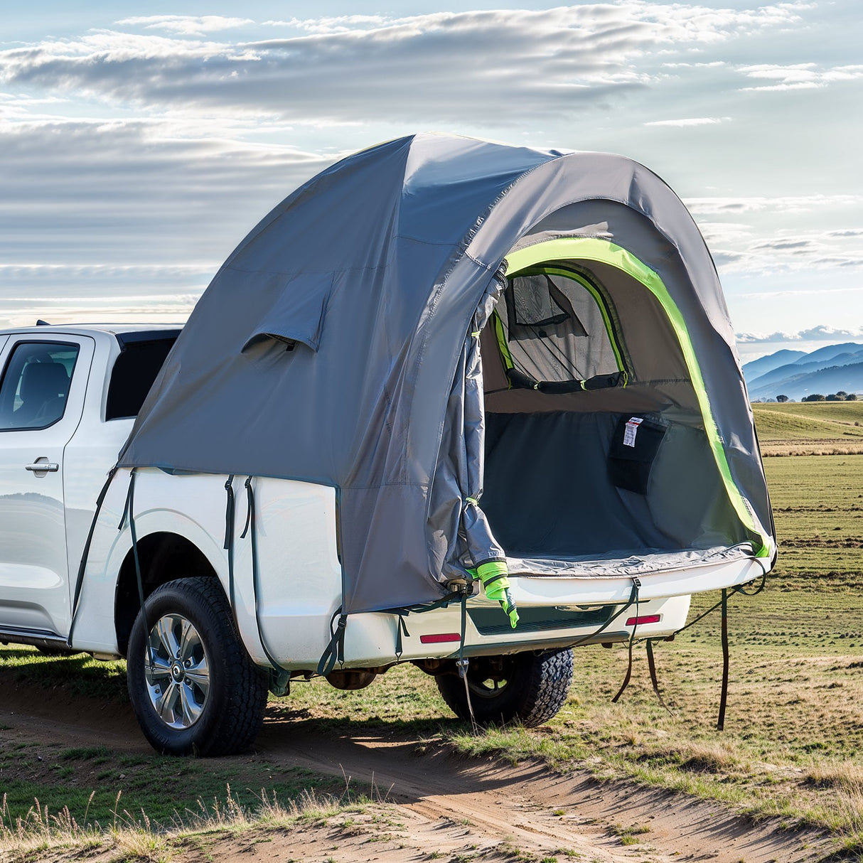 Truck Bed Tent, 5.5-6ft, Waterproof PU2000, 2-3 Person, Camping
