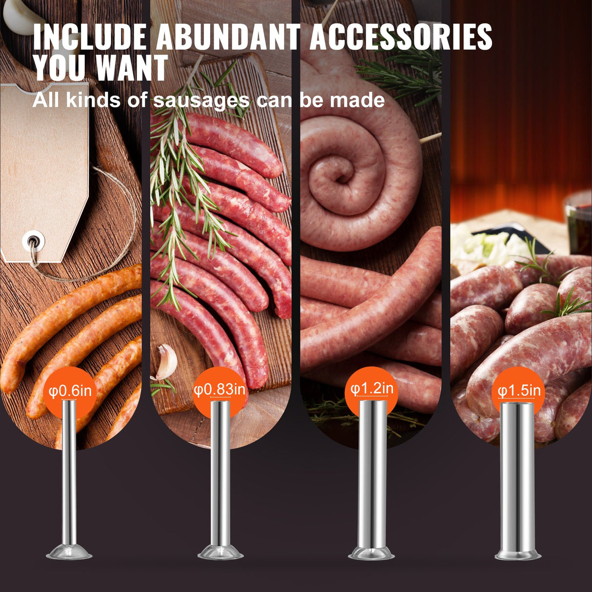 Foot pedal switch used for hands free sausage filling