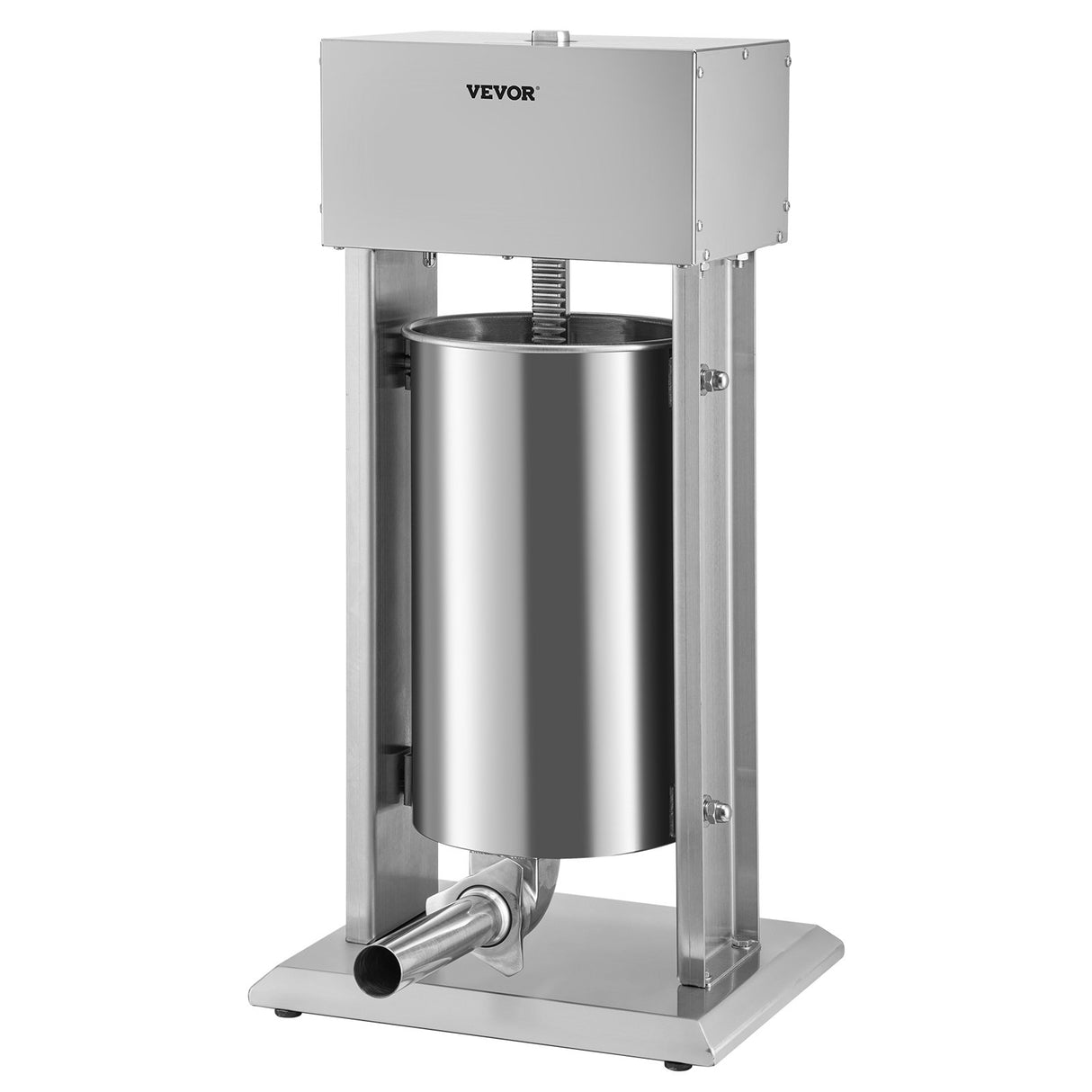 Detachable components of the 15 L sausage stuffer for cleaning