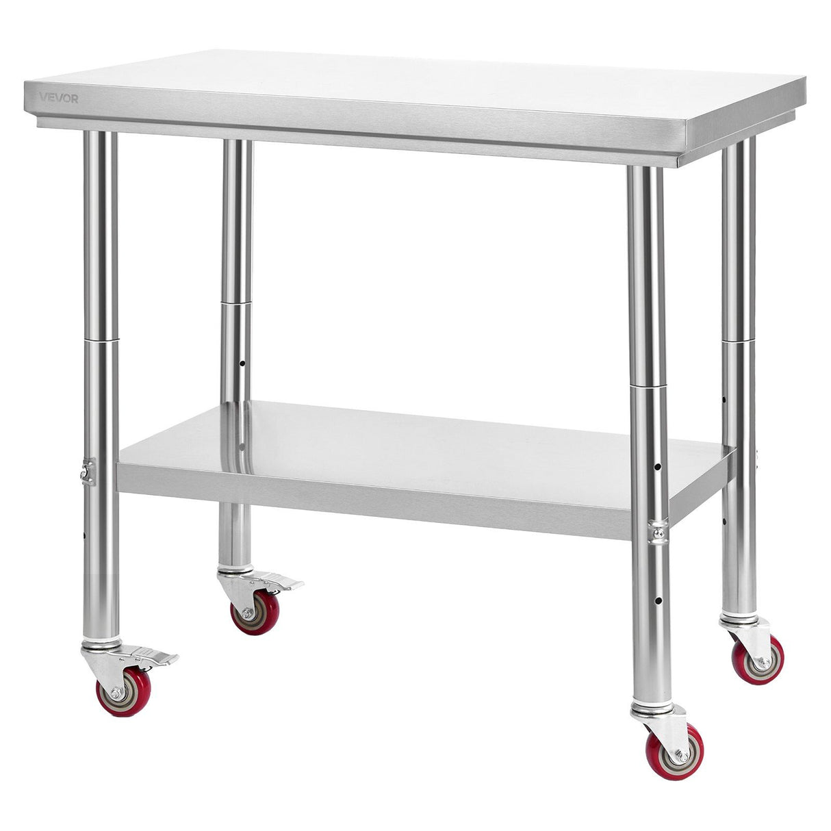 Port Douglas Stainless Steel Work Table, Silver