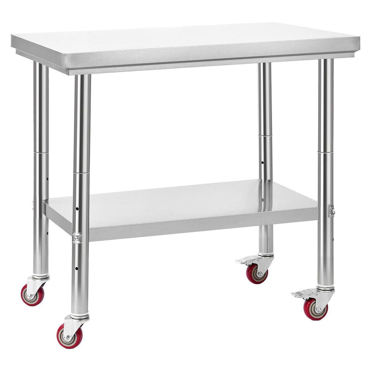 Port Douglas Stainless Steel Work Table, Silver