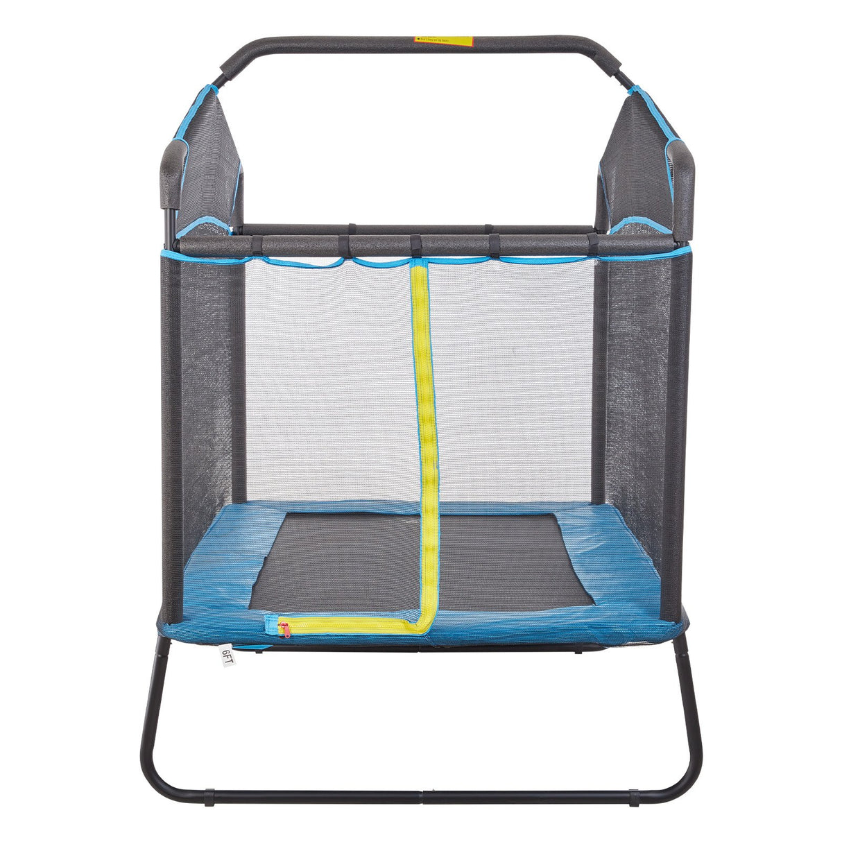Tanby Mini Trampoline with Enclosure and Gymnastics Bar, 6ft