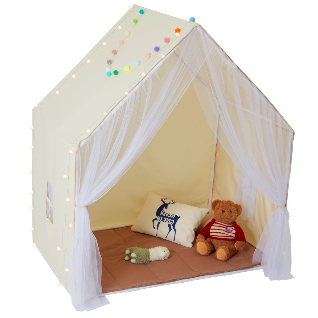 Fitzroy Kids Play Tent, Beige