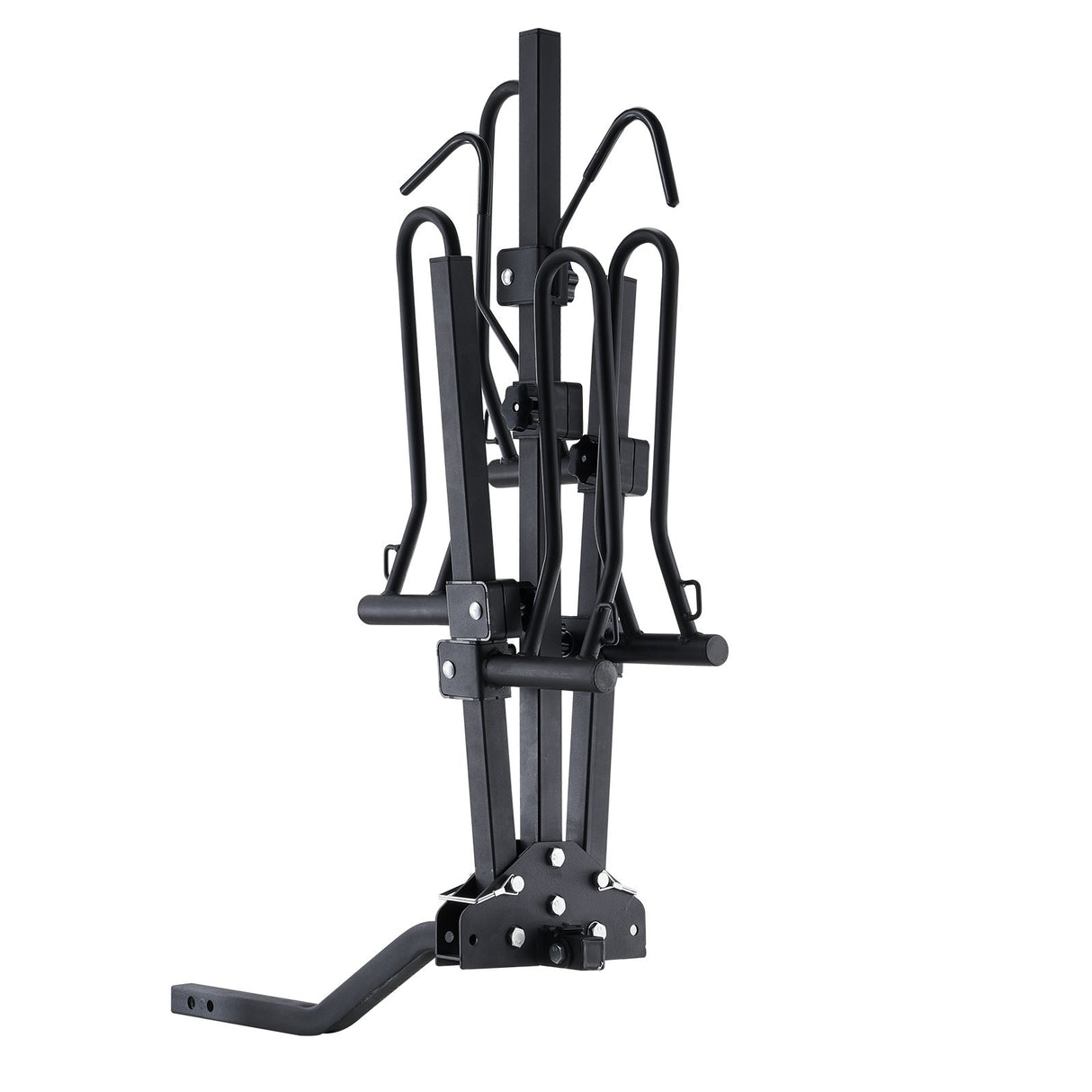 Zottegem Folding Hitch Mount Bike Rack, 2 Bike, 160lbs, Black