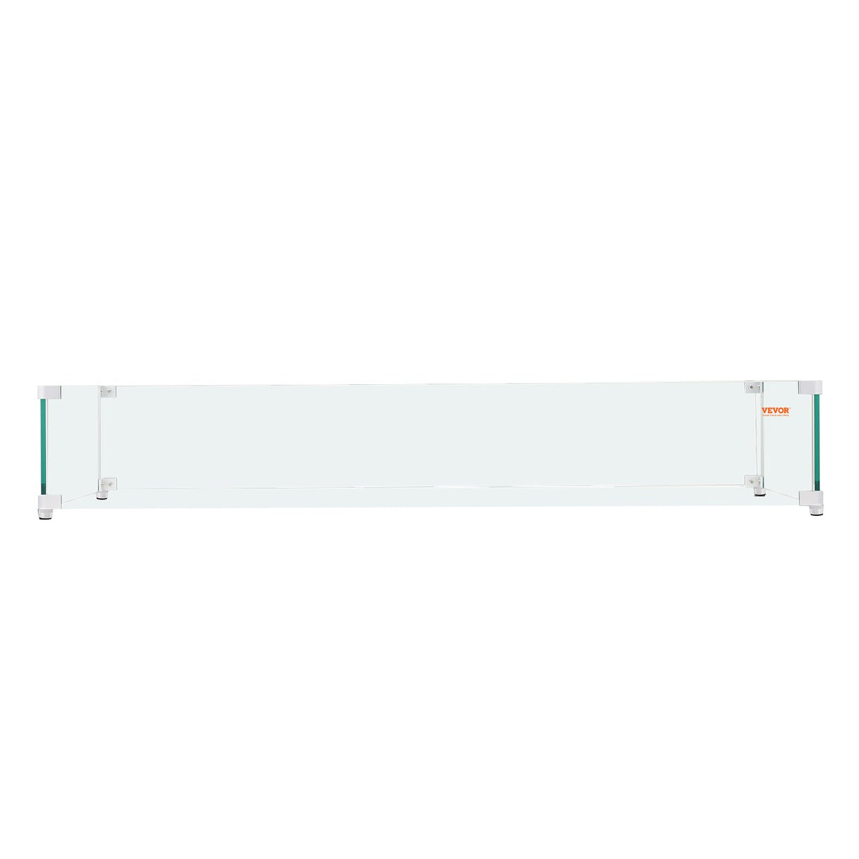 Clear Tempered Glass Wind Guard for Fire Pit