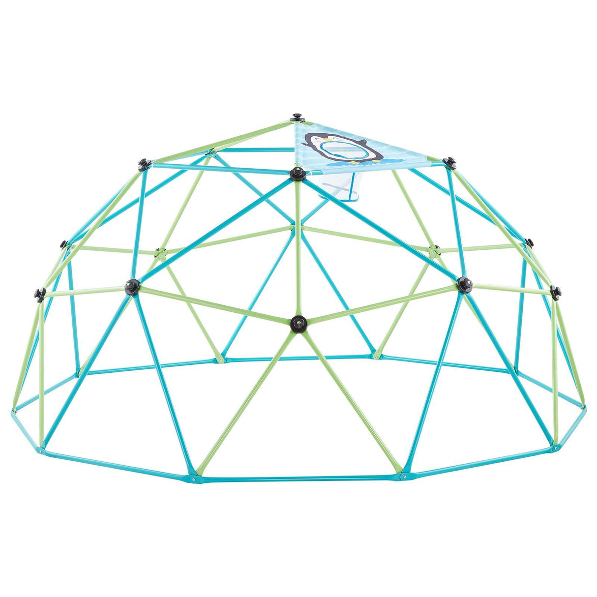 Geometric dome climber with basketball set 305cm view 11